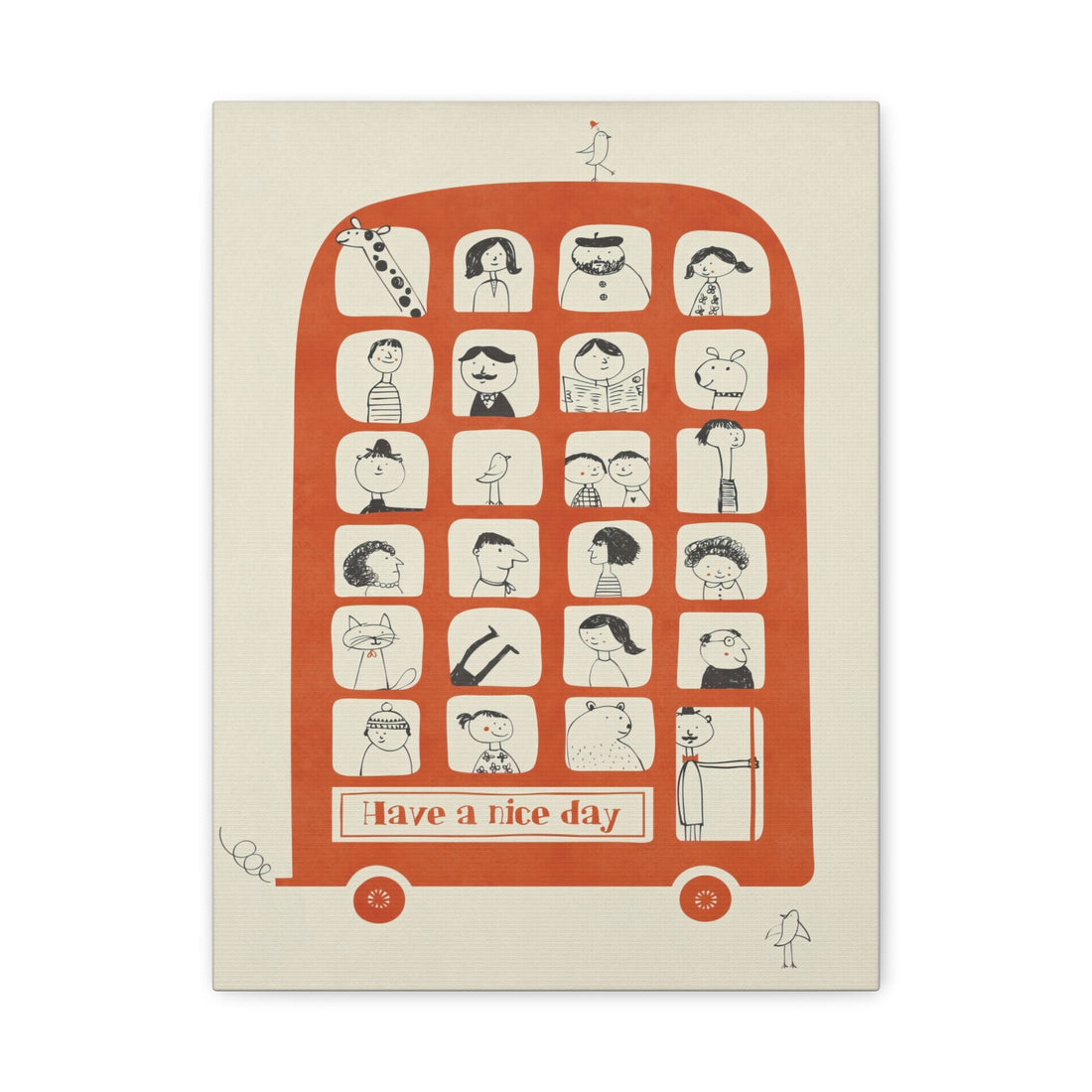 Have a nice day - Canvas Print
