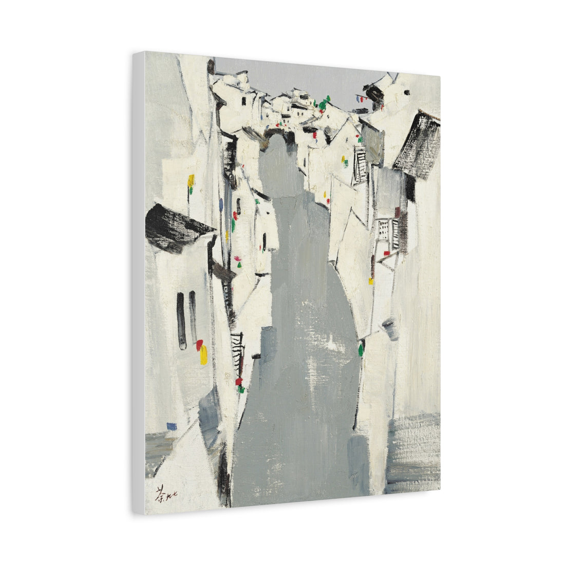 Waterway - Wu Guanzhong - Canvas Print