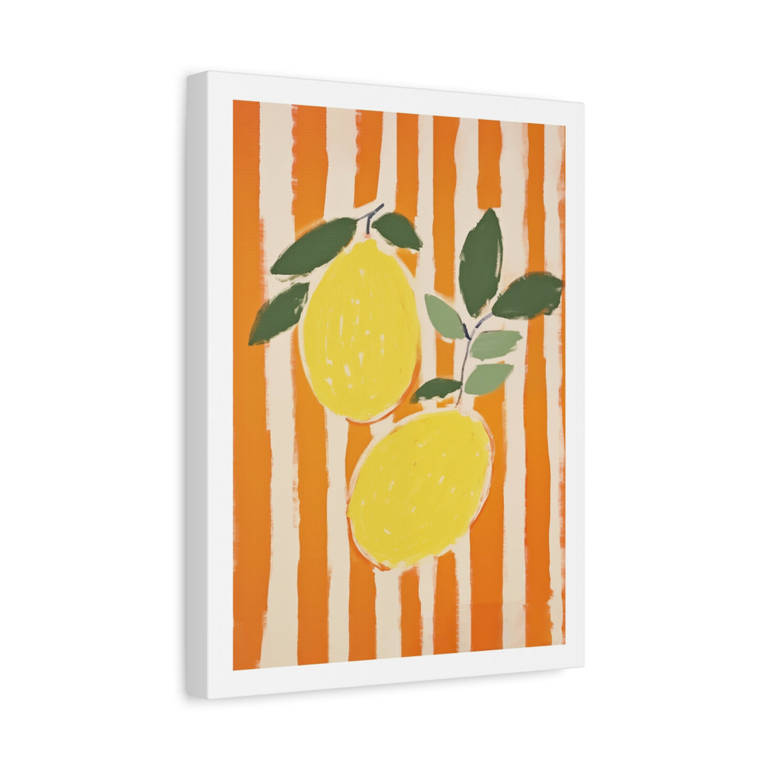 Two Lemons - Canvas Print