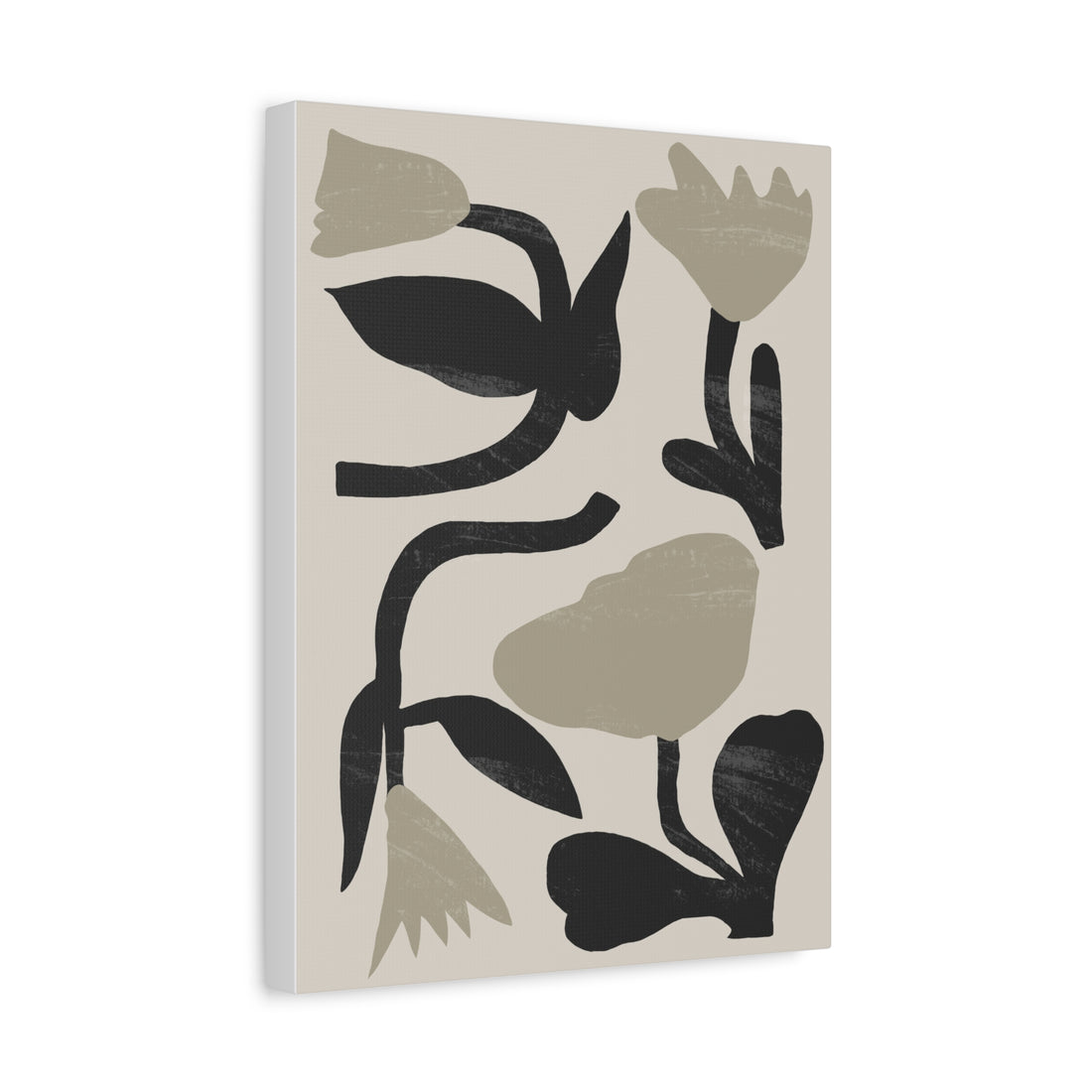 Abstract Flowers - Canvas Print