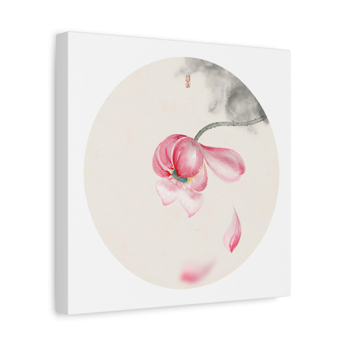 Chinese Lotus Style A - Canvas Print