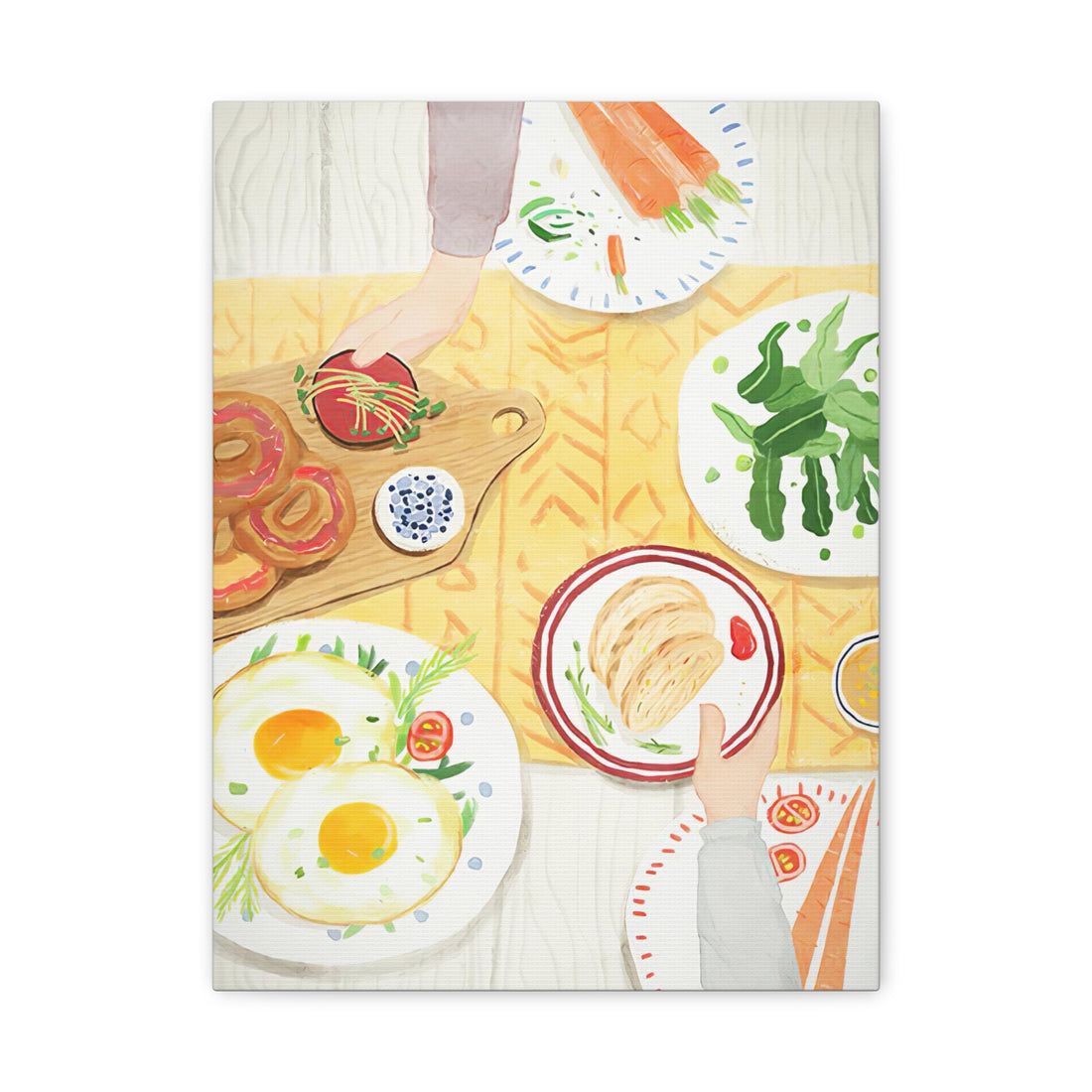 Meal Time Style B - Canvas Print