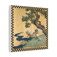 Paulownias and Chrysanthemums - Sakai Hōitsu - Canvas Print