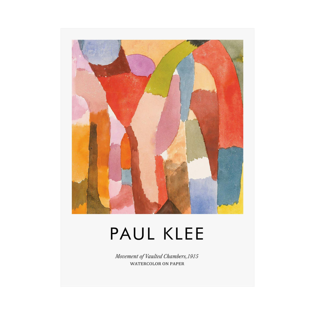 Paul Klee - Movement of Vaulted Chambers - Poster