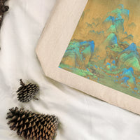 A Thousand Li of Rivers and Mountains - Cotton Canvas Tote Bag