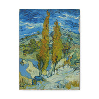 Van Gogh - Two Poplars in the Alpilles near Saint-Rémy - Canvas Print