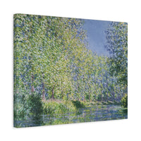 Monet - Bend in the River Epte - Canvas Print
