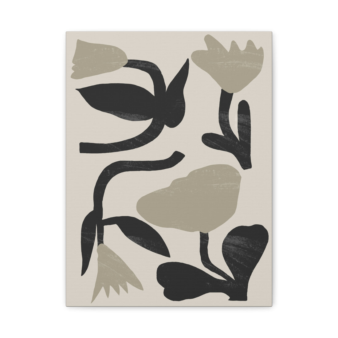 Abstract Flowers - Canvas Print