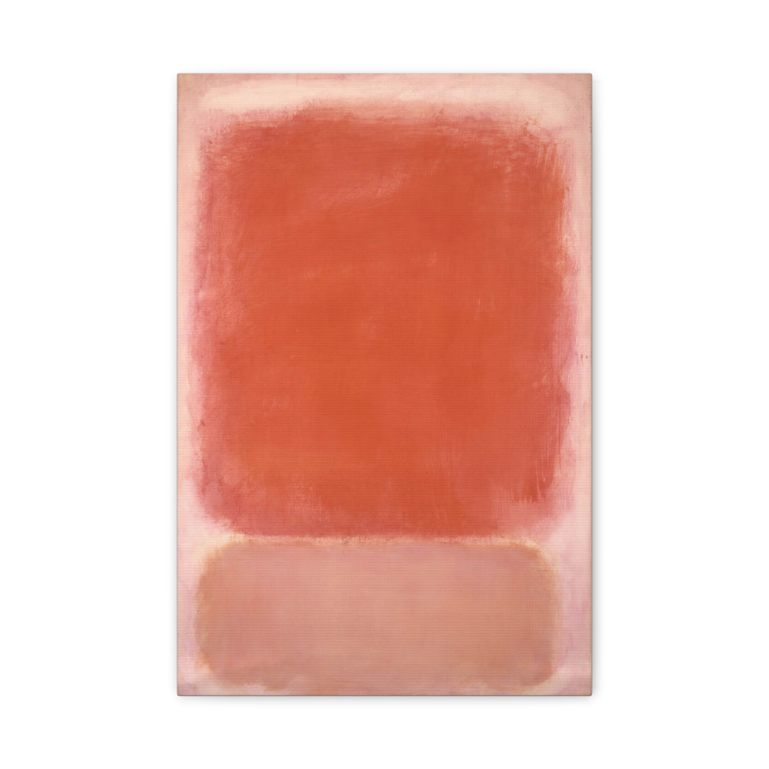 Red and Pink on Pink - Canvas Print