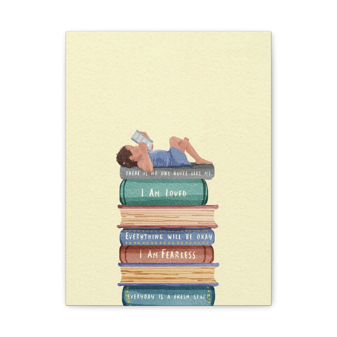 Reading Time Style B - Canvas Print