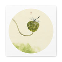 Chinese Lotus Style C - Canvas Print