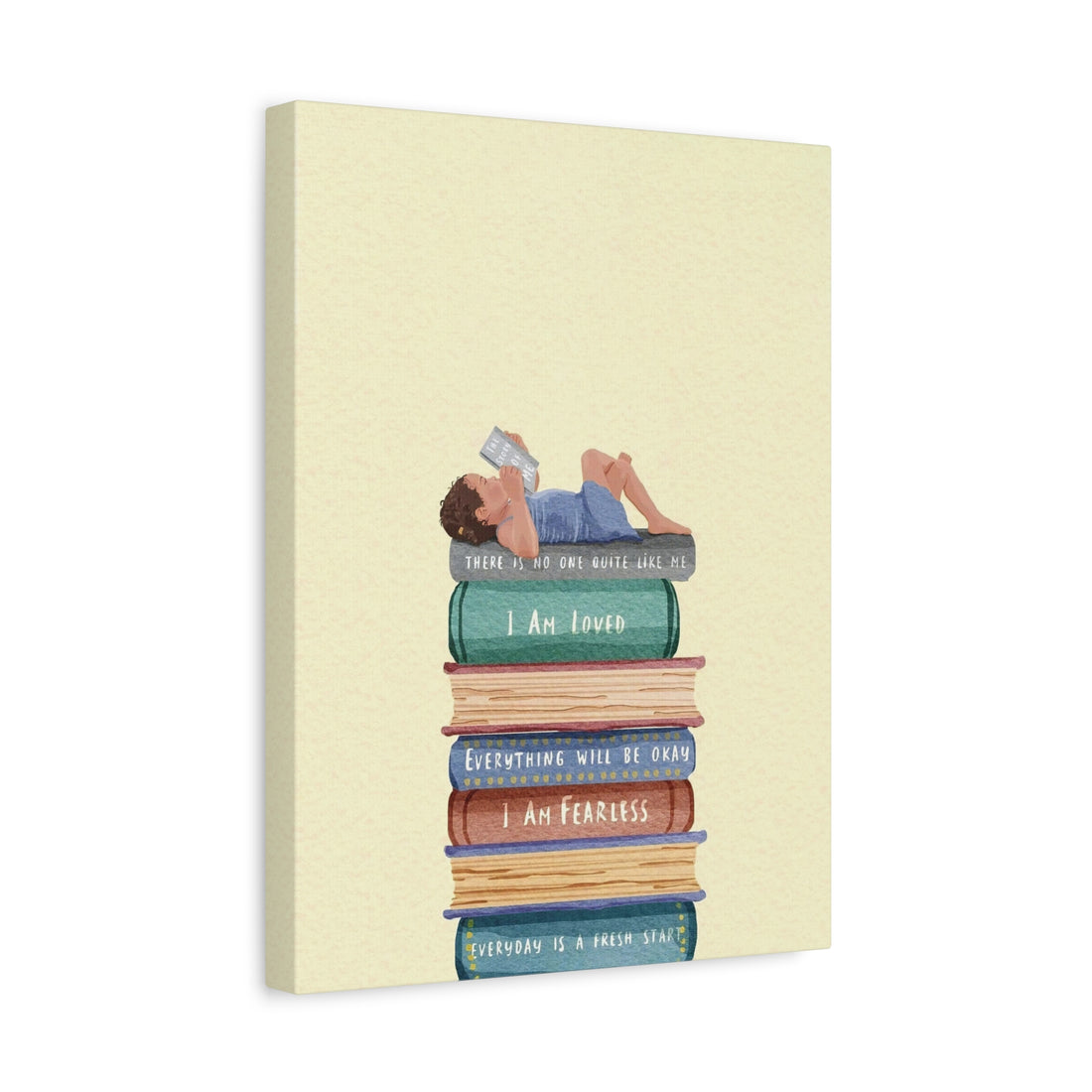 Reading Time Style B - Canvas Print