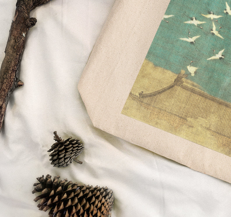 Rui He Tu - Cotton Canvas Tote Bag