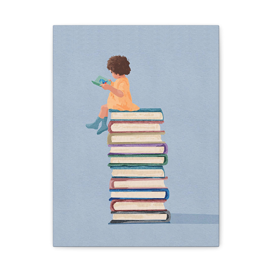 Reading Time Style A - Canvas Print