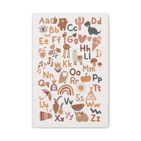 Whimsical Alphabet - Canvas Print
