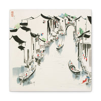 Water Lane - Wu Guanzhong - Canvas Print