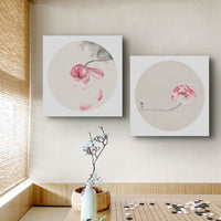 Chinese Lotus Style A - Canvas Print