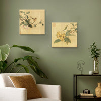 Loquats and Bird - Chun Lin - Canvas Print