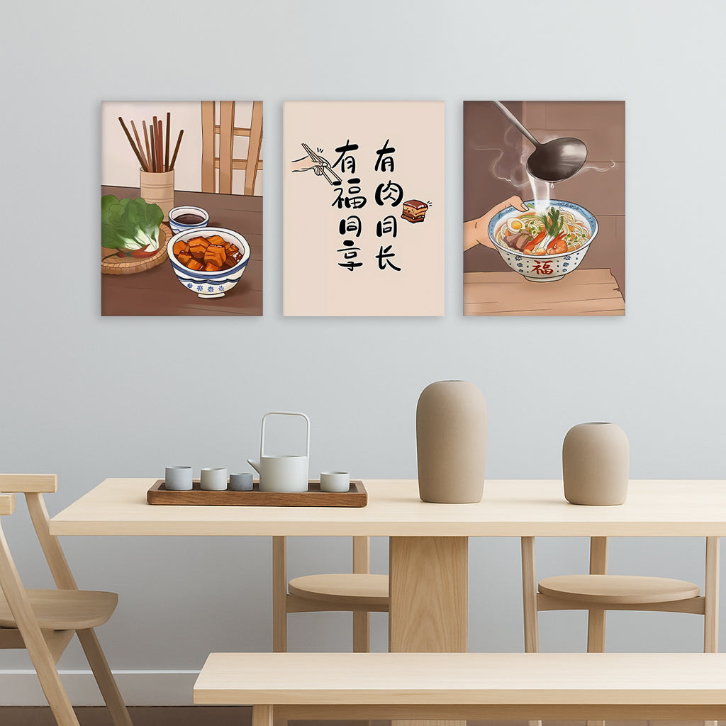 Eat Well Feel Good Style D - Canvas Print