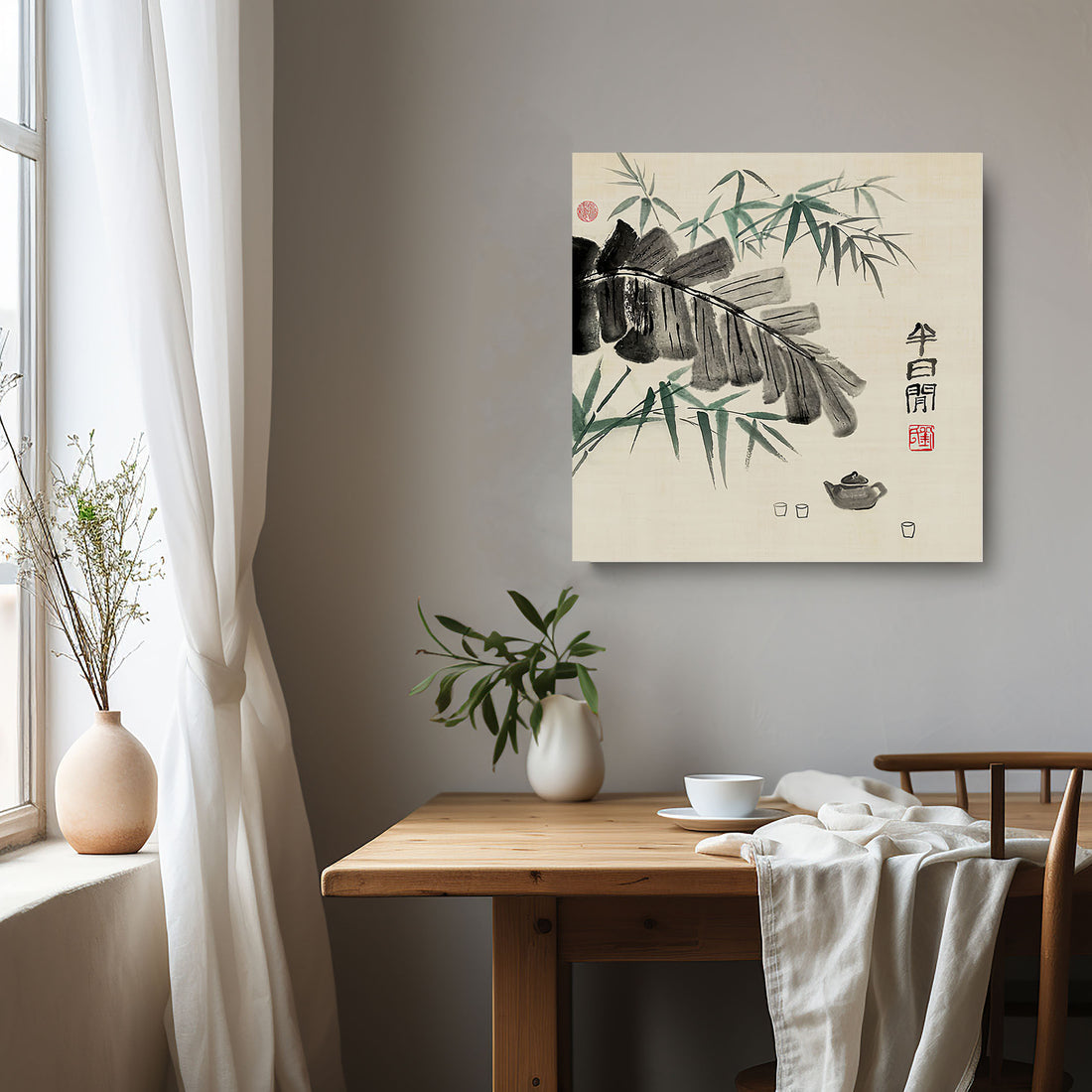Enjoy a Moment of Peace and Escape from Daily Chaos Style A - Canvas Print