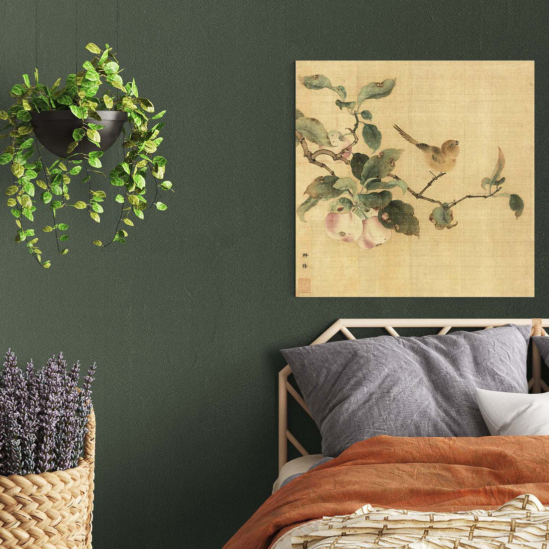 Fruits and Bird -  Chun Lin - Canvas Print