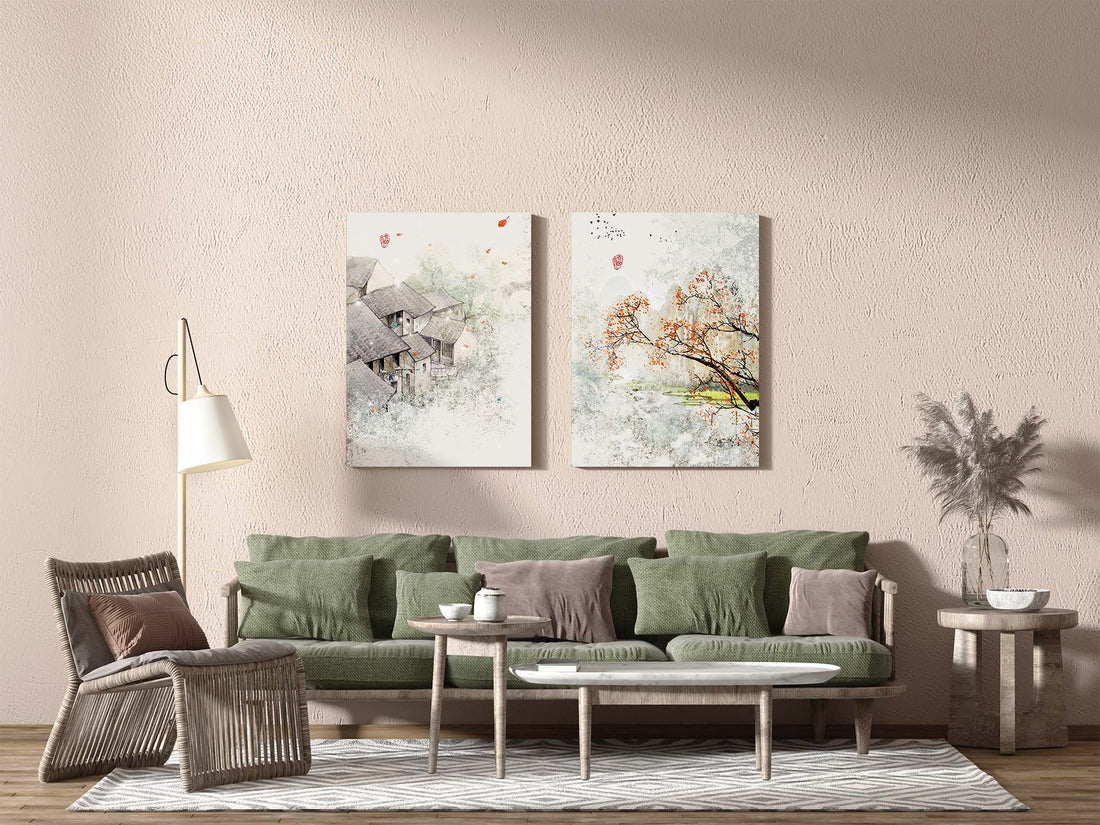 Jiang Nan in the Dream Style B - Canvas Print