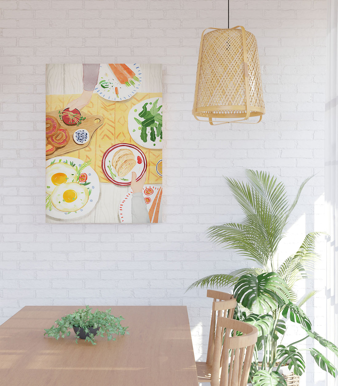 Meal Time Style B - Canvas Print