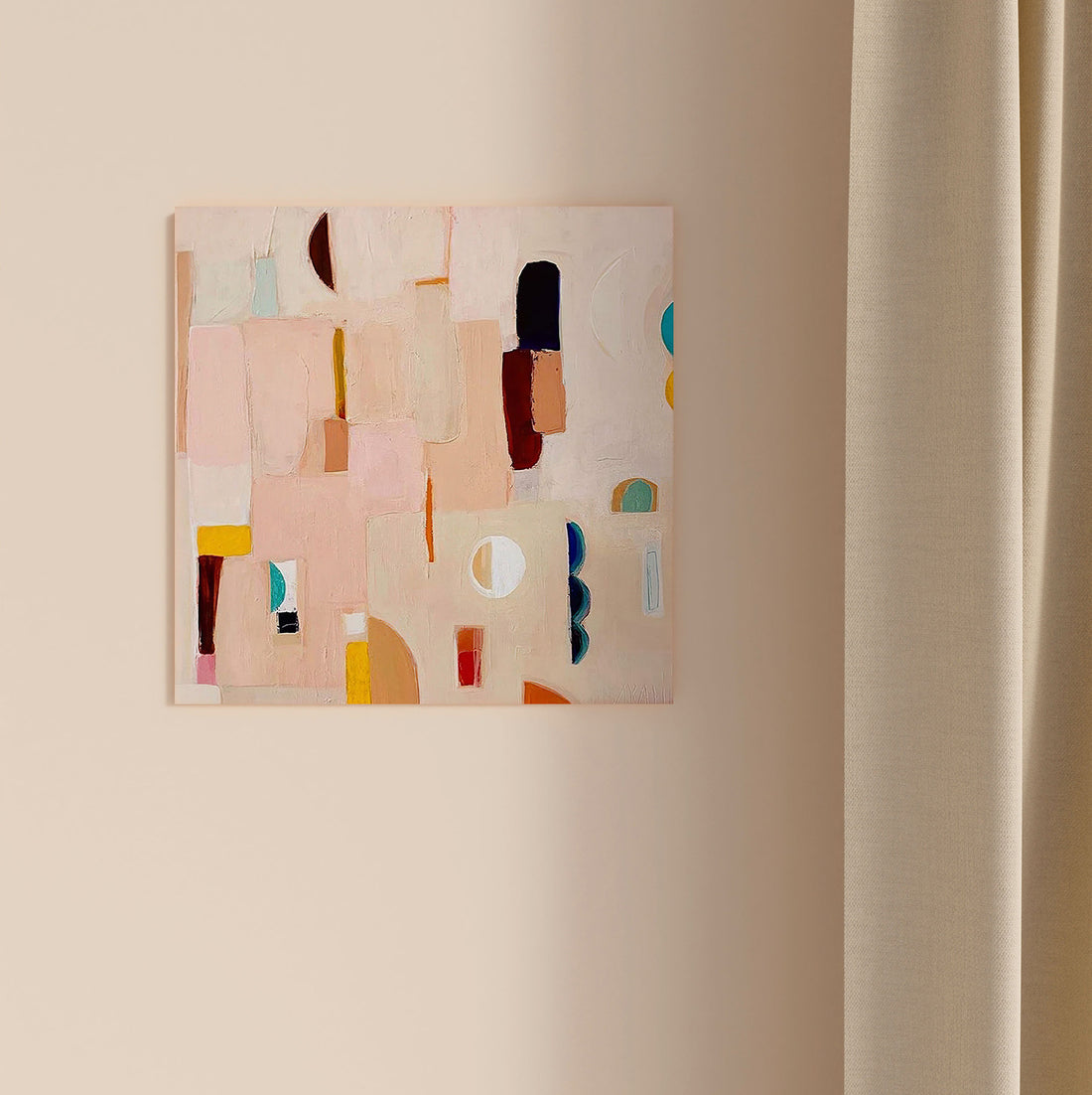 Morandi Abstract Painting Style A - Canvas Print