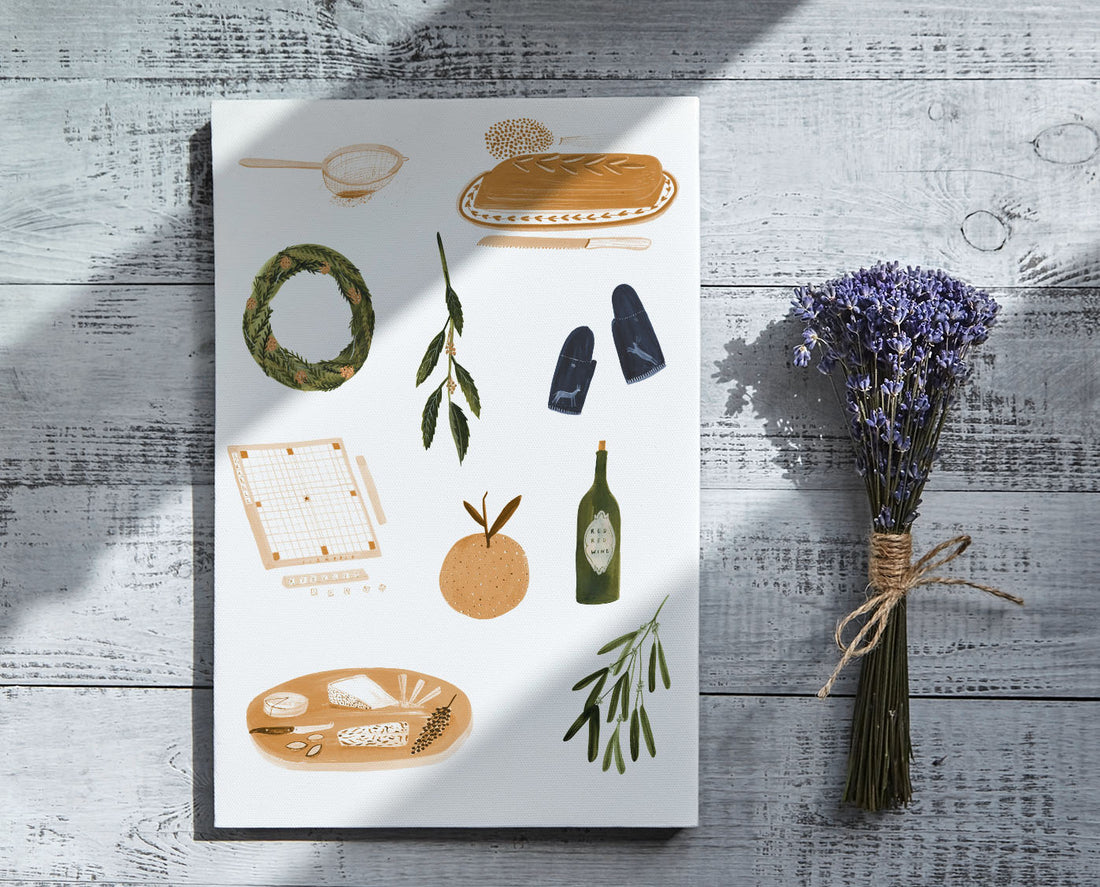 Whimsical Kitchen - Canvas Print