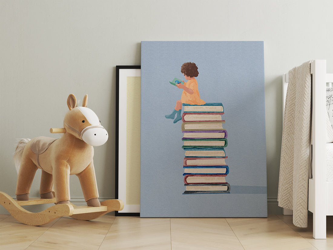 Reading Time Style A - Canvas Print