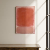 Red and Pink on Pink - Canvas Print