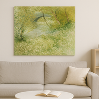 River Bank in Springtime - Van Gogh - Canvas Print