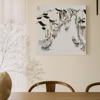 Water Lane - Wu Guanzhong - Canvas Print
