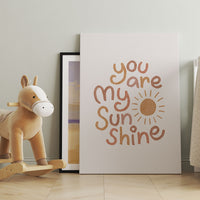You Are My Sunshine Style C - Canvas Print