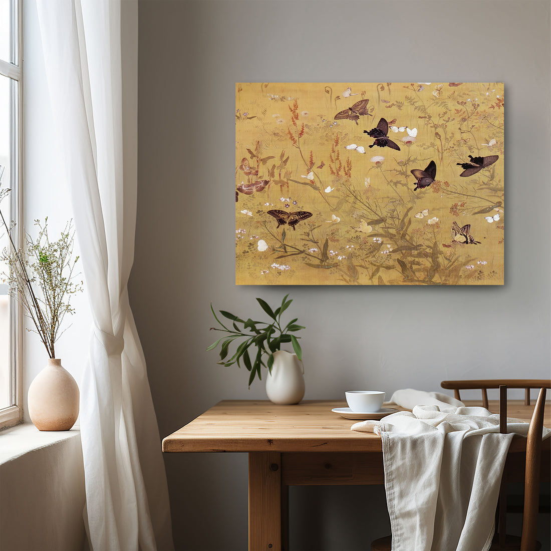 Butterfly Garden - Canvas Print