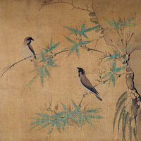 Bamboos and birds - by Ji Zhao