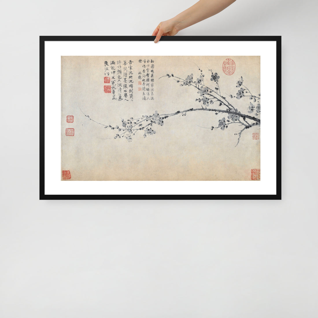 Plum Blossom Painting - by Mian Wang