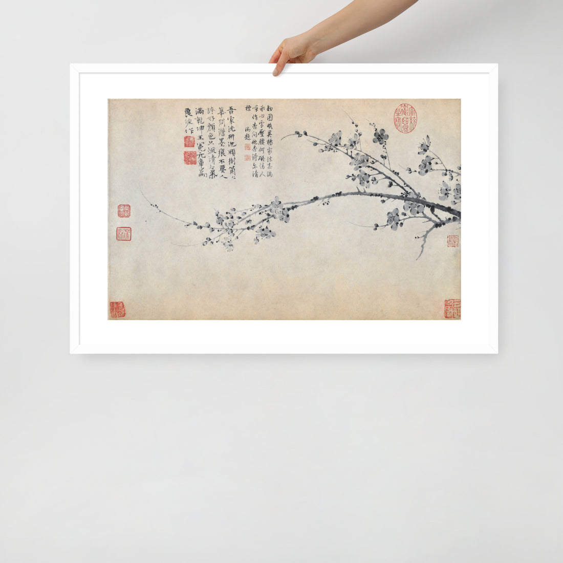 Plum Blossom Painting - by Mian Wang