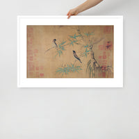 Bamboos and birds - by Ji Zhao