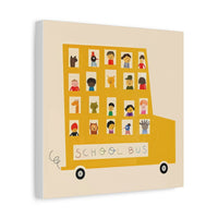 School Bus - Canvas Print