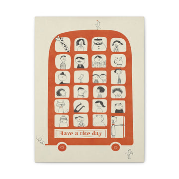 Have a nice day - Canvas Print