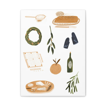 Whimsical Kitchen - Canvas Print