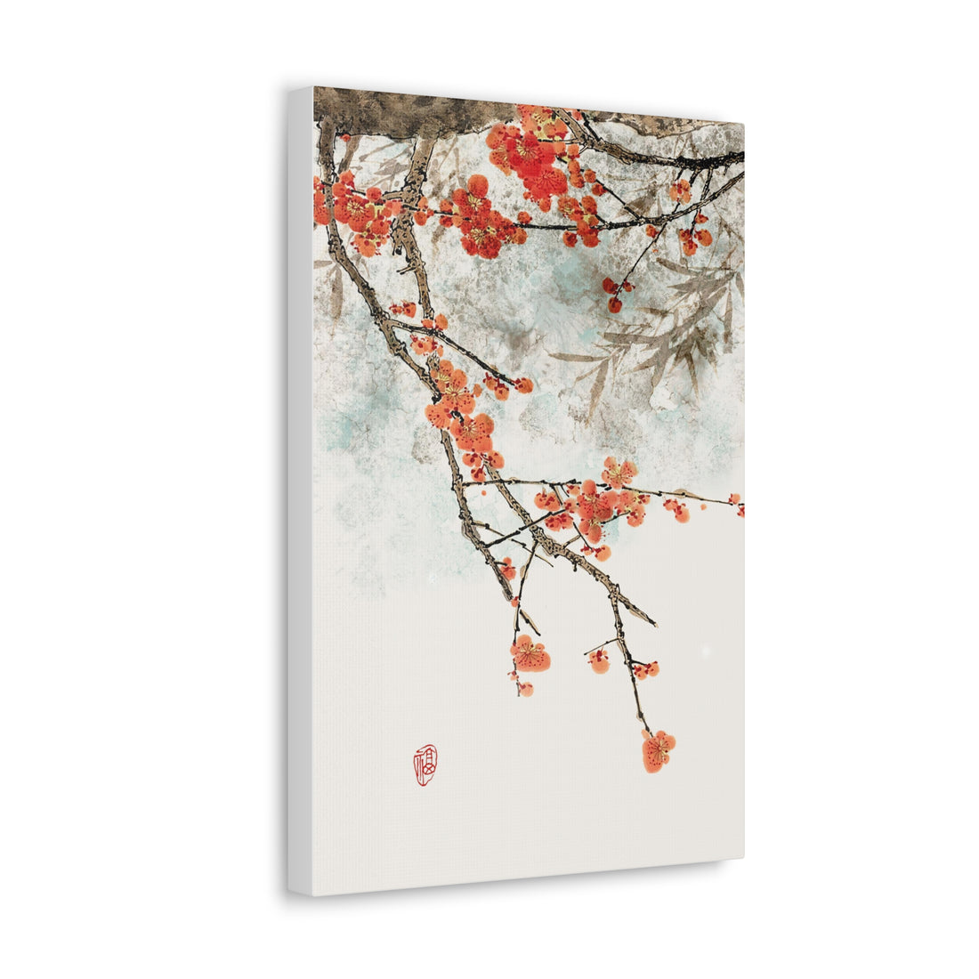 Red Plum Blossoms