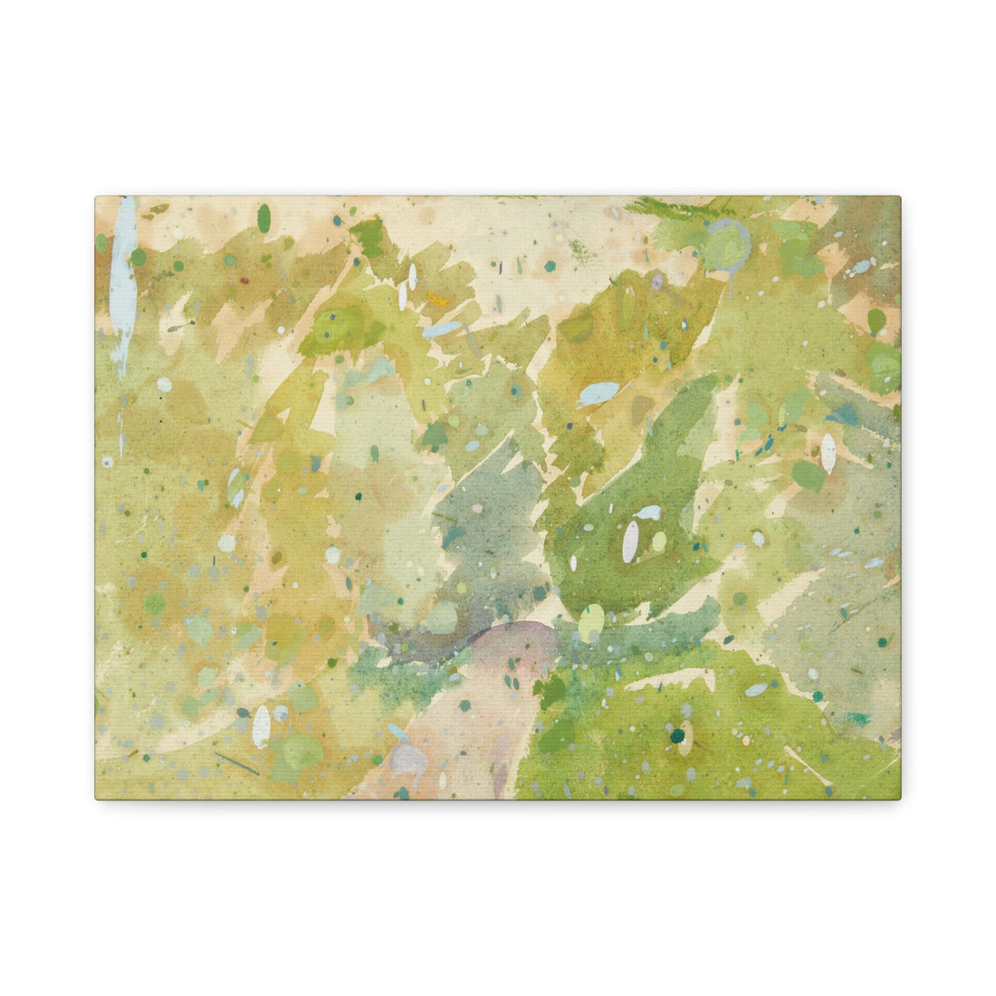 Edvard Weie - Color Study for Road through the Forest Plakat - Canvas Print