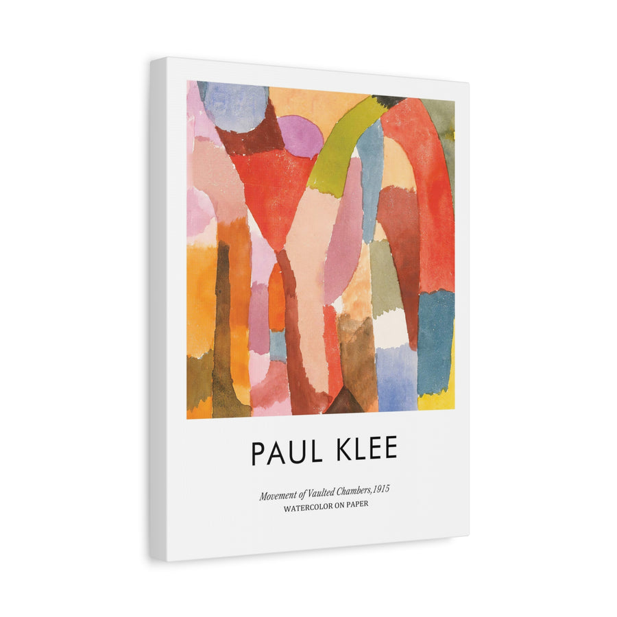 Paul Klee - Movement of Vaulted Chambers - Canvas Print