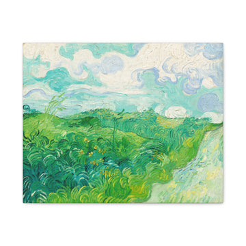 Green Wheat Fields, Auvers -Van Gogh - Canvas Print