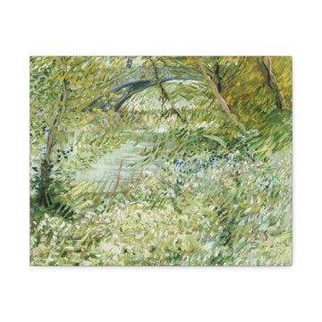 River Bank in Springtime - Van Gogh - Canvas Print