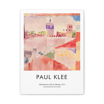 Paul Klee - Hammamet With its Mosque - Canvas Print