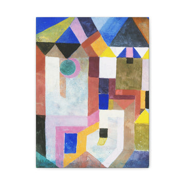 Paul Klee - Colorful Architecture - Canvas Print