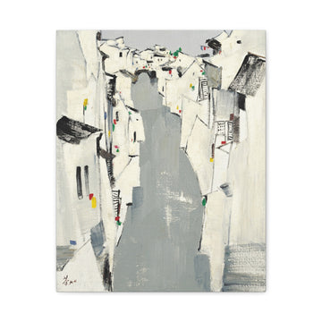 Waterway - Wu Guanzhong - Canvas Print